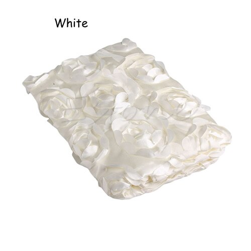 Newborn Baby 3D Photography Photo Prop Rose Flower Backdrop Blanket Rug 11 Color: White