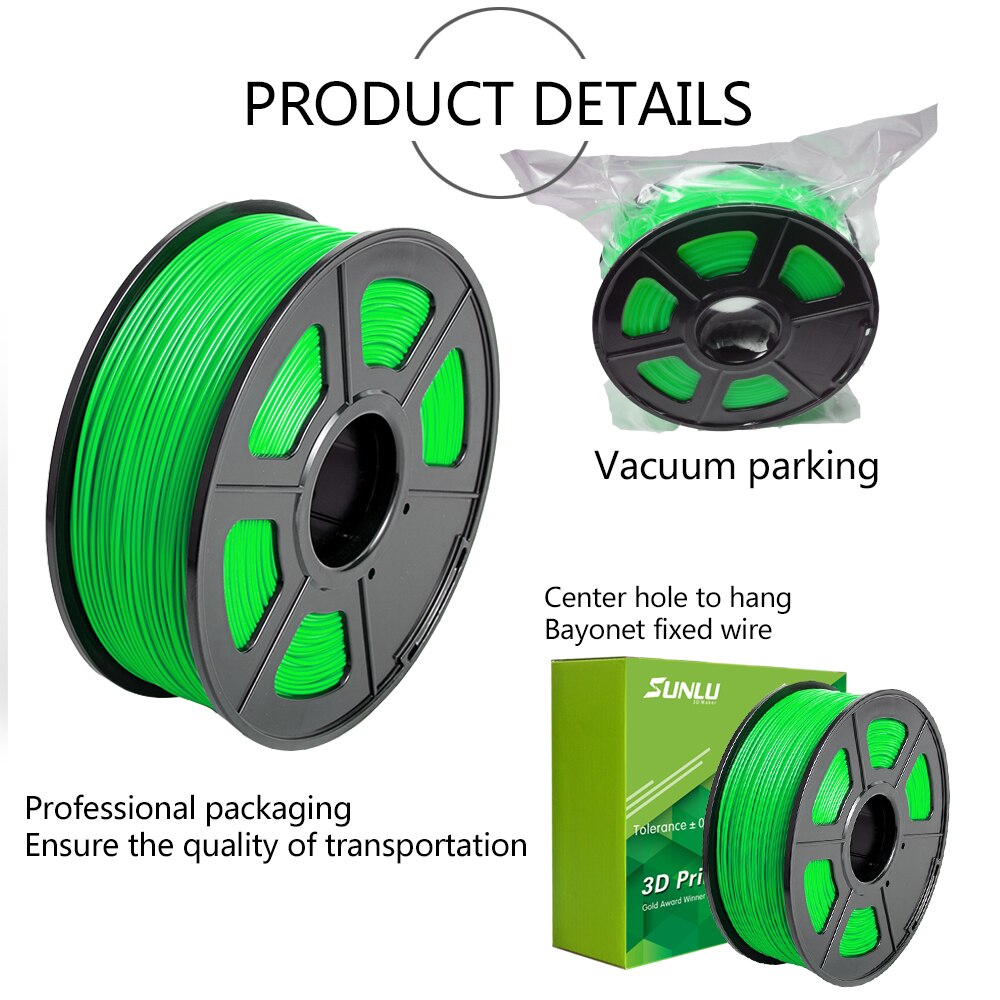 3d Filament SUNLU 3D Drucker Filament HÜFTEN 1,75mm 1KG/2,2 £ Spule mit toleranz +/-0,02mm für FDM 3D Drucker