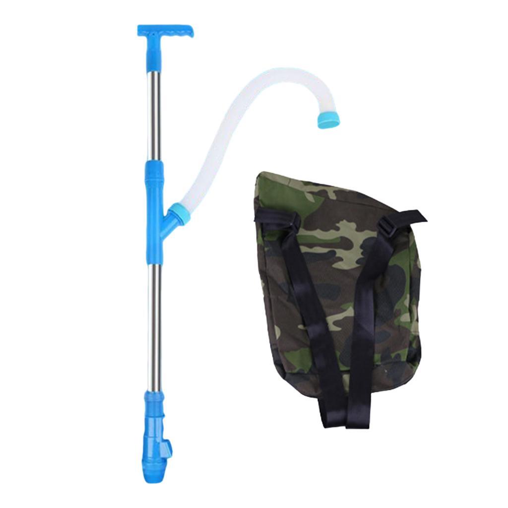 Gjødselspreder slitesterk håndholdt storkapasitet multifunksjonell landbruksgjødselapplikator til maisplen hagetorv: Sølv