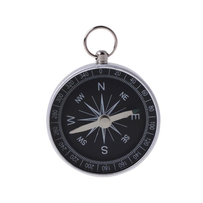 Mini Keychain Aluminum Compass Camping Wild Survival Travel Hiking Navigation