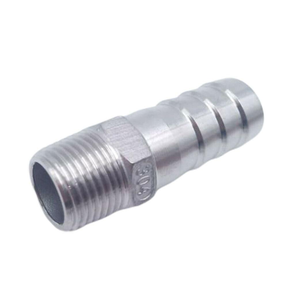 Tubo de acero inoxidable conector macho 15/16 "24mm manguera ID 1/2" BSPT