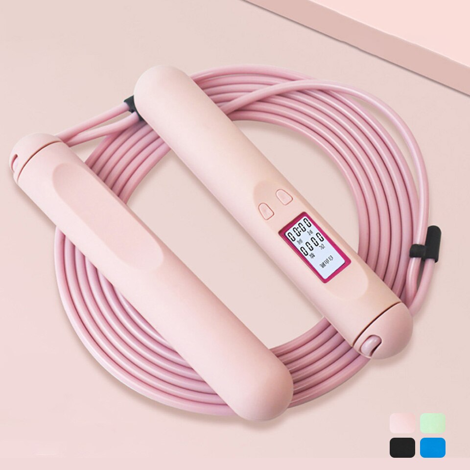 Sports Tool Electronic Counting Skipping Rope Super Wear-Resistant Steel Wire Rope Non-Slip Dry Hand-Held Fitness Equipment