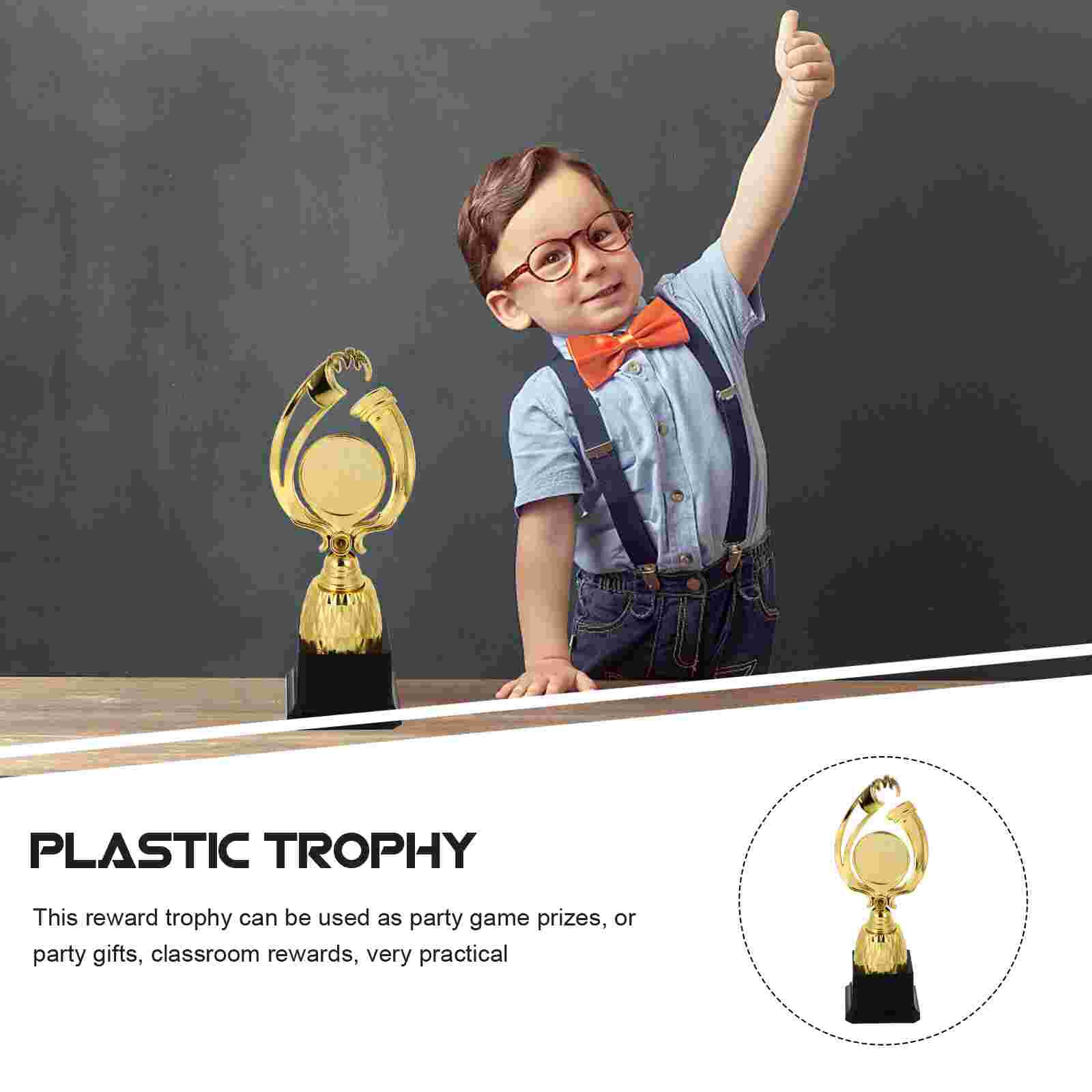 Trophy Small Trophy Competition Accessory Children Trophy Plastic Reward Trophy for Children Kids Encourage
