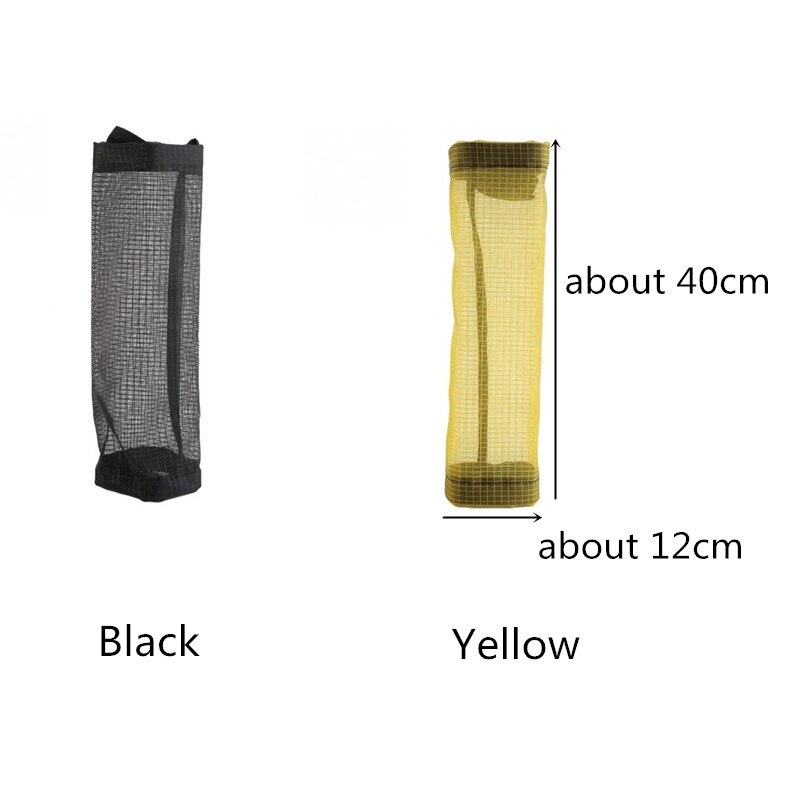Sac plastique accrochable de rangement | Sac accrochable de cuisine 40*12CM sac en maille pour légumes, pommes de terre, fruits, distributeur sac de rangement de cuisine, conteneur organisateur
