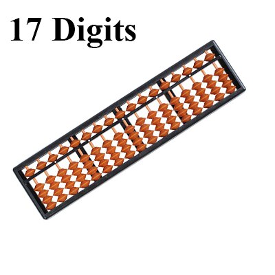 17 Digits Abacus Soroban Beads Column Kid School Learning Aids Tool Math Business Chinese Traditional Abacus Educational Toys: Camel