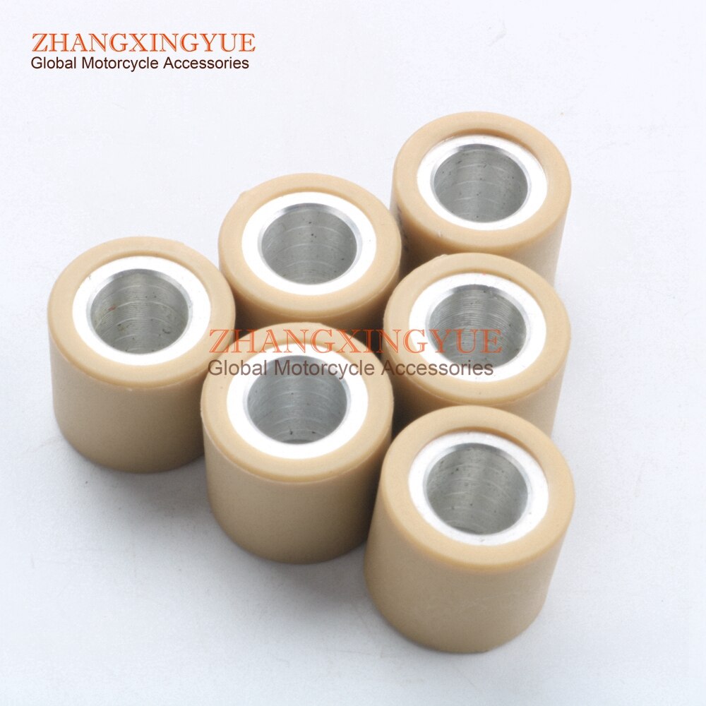 6PC Variator Rollers Roller Weights 19 x 17mm 5g 7g 9g for PIAGGIO 125 Hexagon Liberty Skipper Vespa Lx125 150 Liberty X8 X9