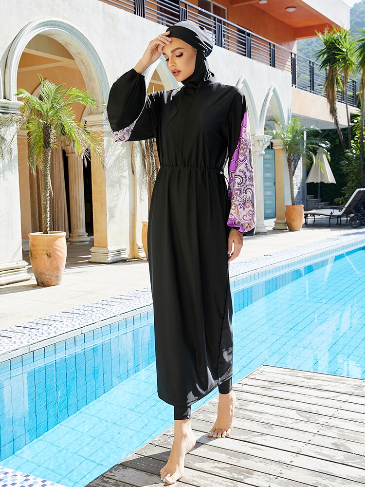 Moslim Burkini Badpak Plus Maat Bescheiden Badmode