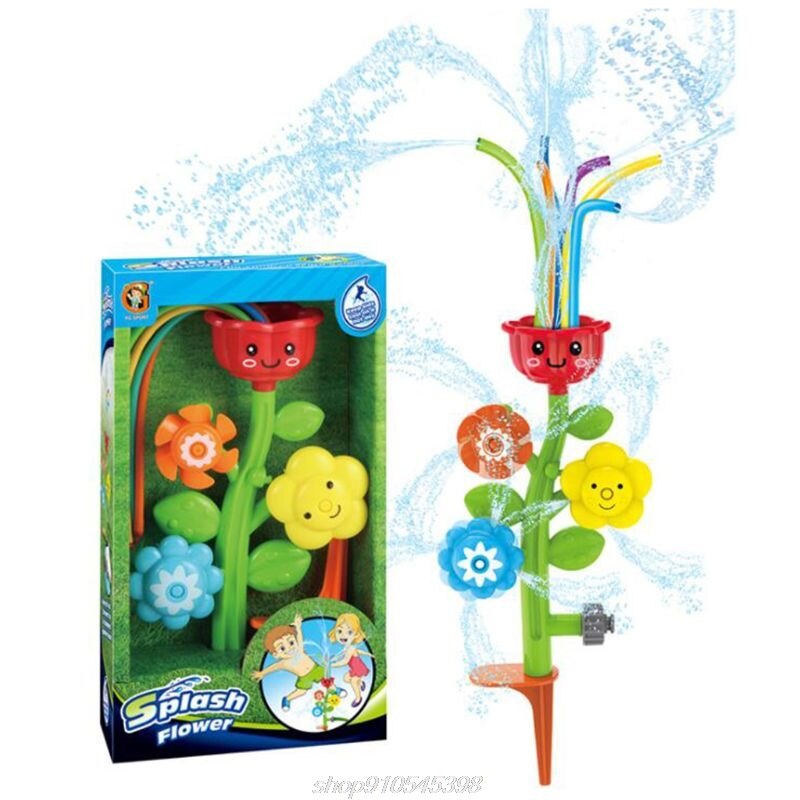 Kids Bloem Sprinkler Waternevel Speelgoed Voor Gazon Yard Splash Outdoor Zomer Plezier D24 20