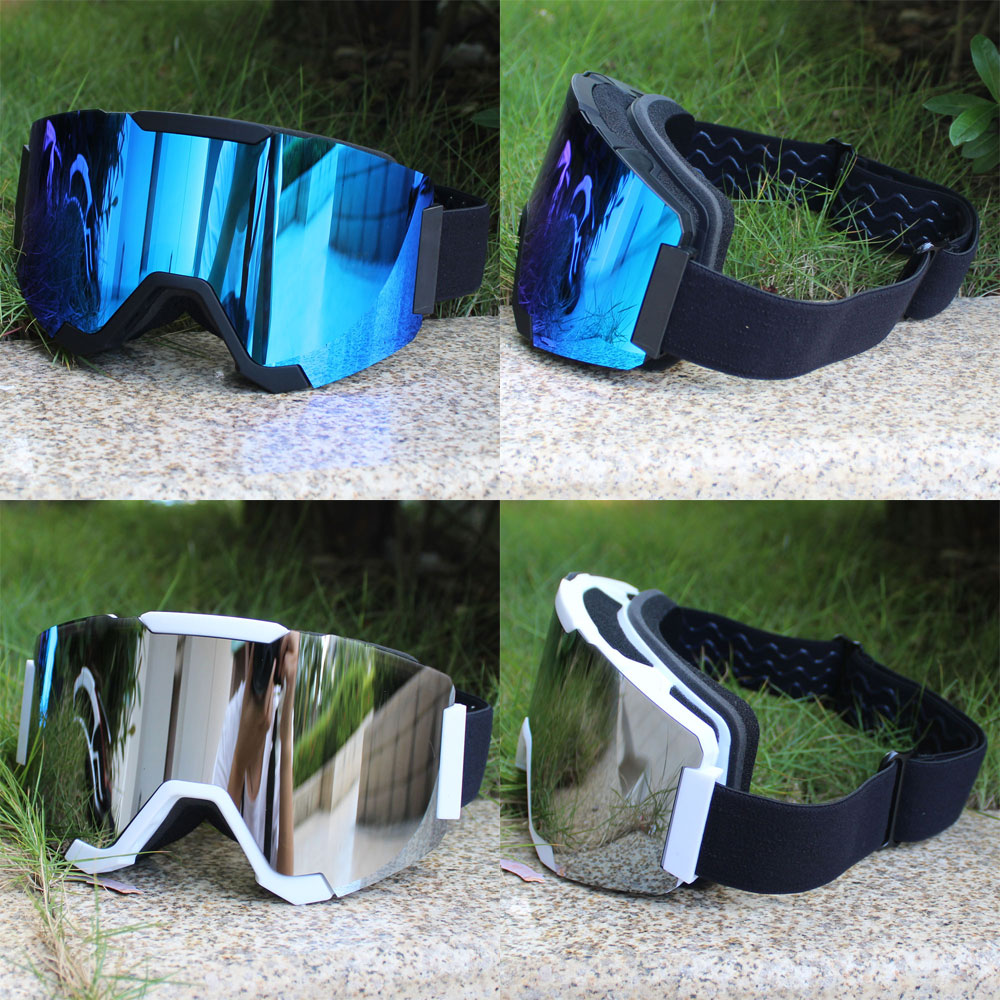 Magnetic Ski Goggles Double Layer Polarized Lens Skiing Anti-fog UV400 Snowboard Goggles Men Women Ski Glasses Eyewear