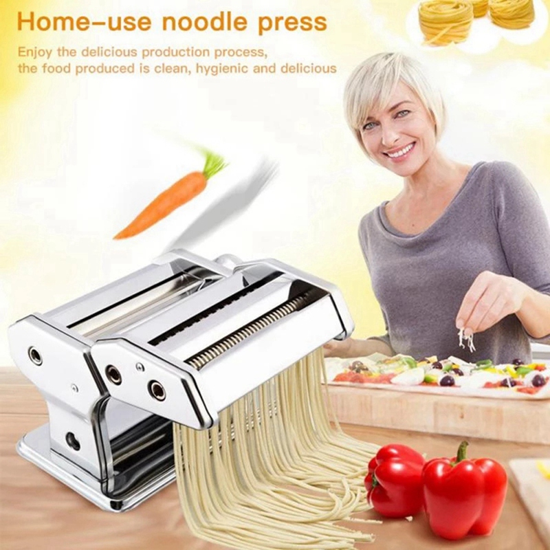 Presse à pâtes manuelle, Machine à fabriquer des nouilles avec deux couteaux