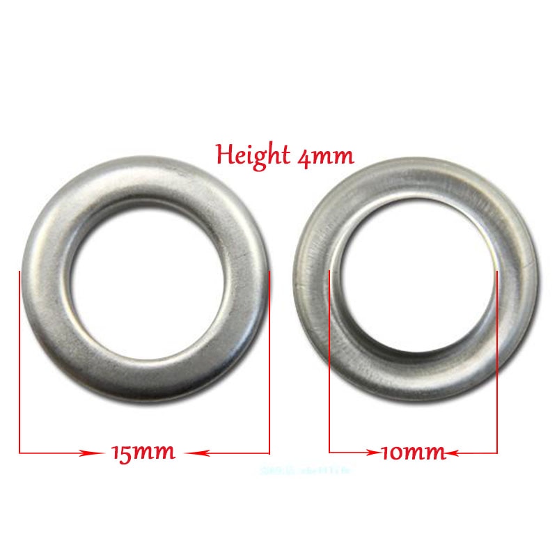 (50 teile/los) 17mm-20mm innendurchmesser Metall See Kleidung & Zubehör. mais. Ösen. Ring. niet schnappt Öse installa
