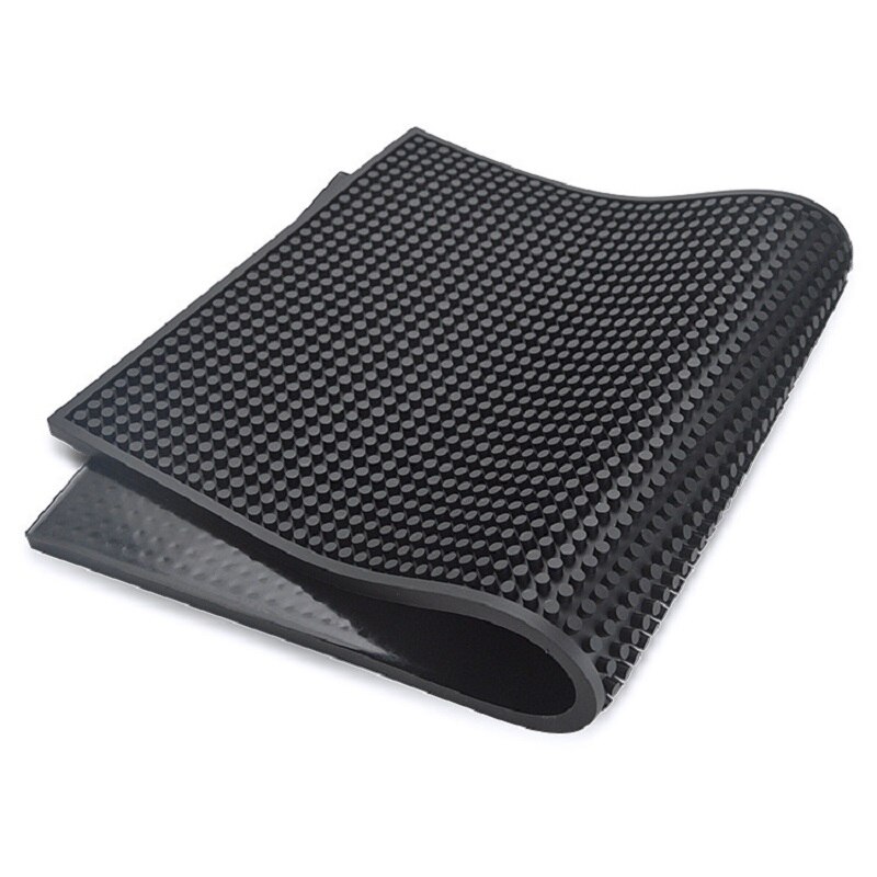 Rubber Bar Service Spill Mat PVC Pad Coaster Placemat Rectangle Beer Whiskey Waterproof Bar Accessories