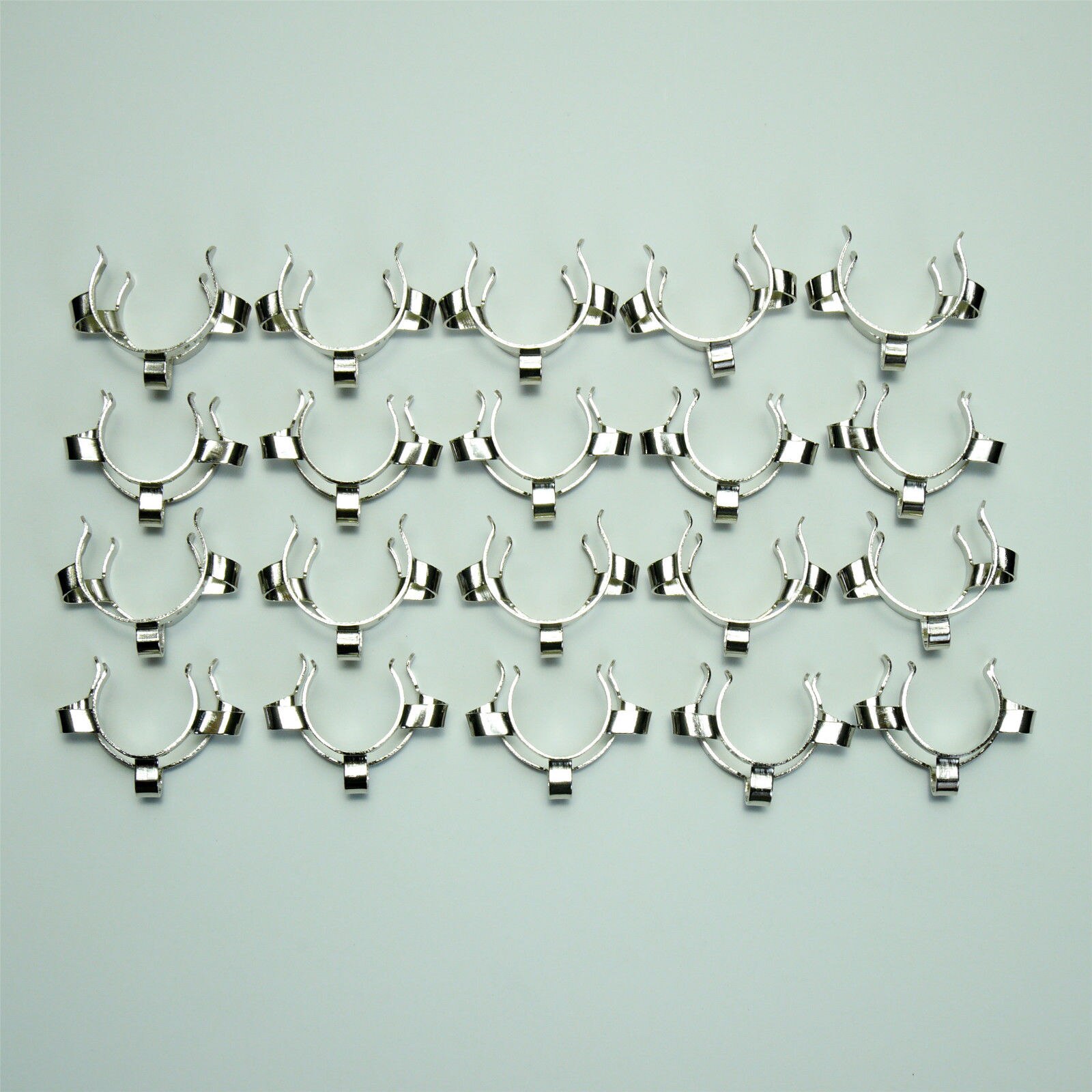 20Pcs 29#,Metal Clip,Steel Keck Clamp,29/32 & 29/42 Glass Ground Joint