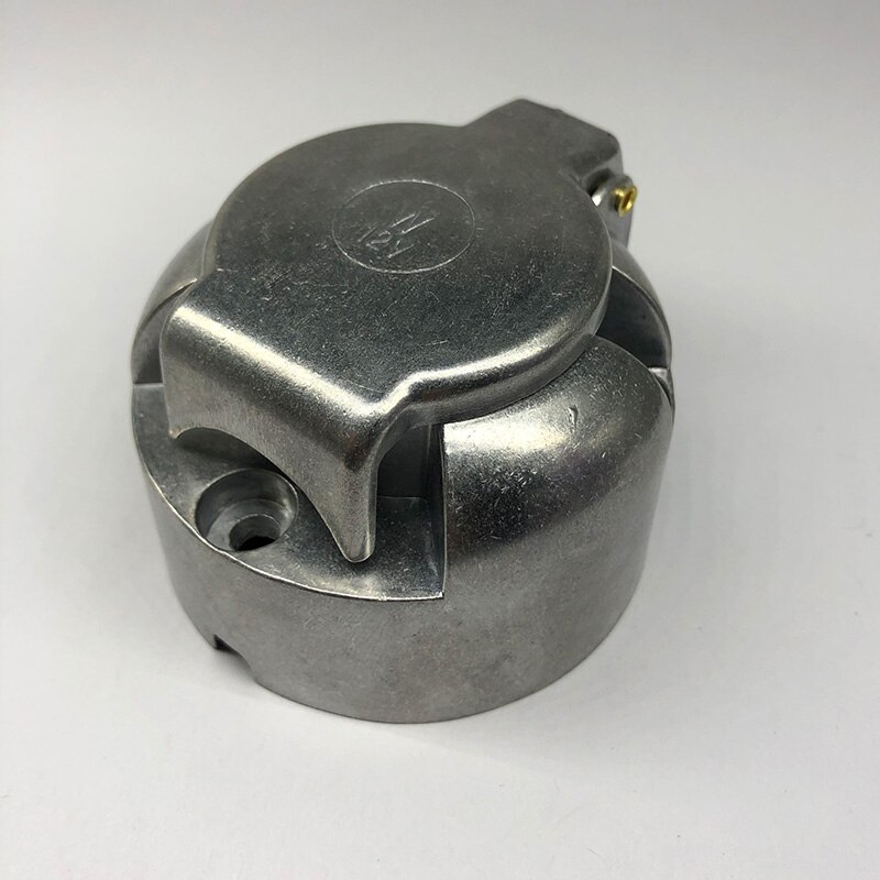 Lkw zubehör 12V 7Stift Aluminium Anhänger Buchse weibliche caravanas Lager anhänger zubehör Anhänger Teile Wohnwagen zubehör