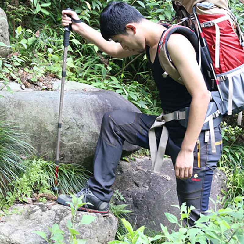 Bastones ultraligeros de 4 secciones de Trekking plegable, bastones ajustables para caminar, acampar, senderismo, telescópicos, bastones para Trekking