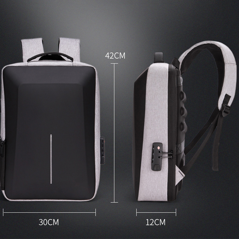 Mannen Reflecterende Strip Multifunctionele Anti Diefstal Rugzak 15.6 Inch Laptop Notebook Usb Reistas Rugzak Schooltas Voor Mannelijke