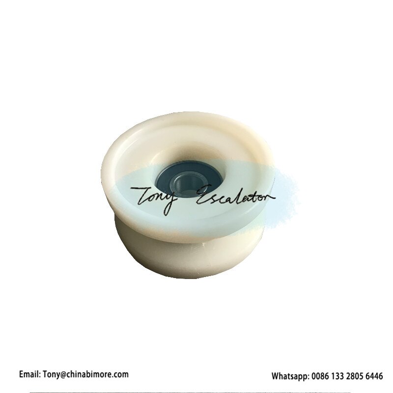 Escalator Handrail Guide Roller GAA456DH1 OD70mm W34mm 6201RS WO Shaft