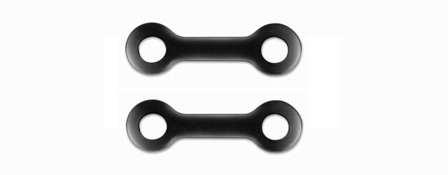 Helicóptero RC S5, cabeza de la cubierta de la barra de equilibrio, cuchilla principal de conexión, hebilla trasera, cabezal del eje interno, Cable de cargador USB para Syma S5: 2PCS Connect Buckle