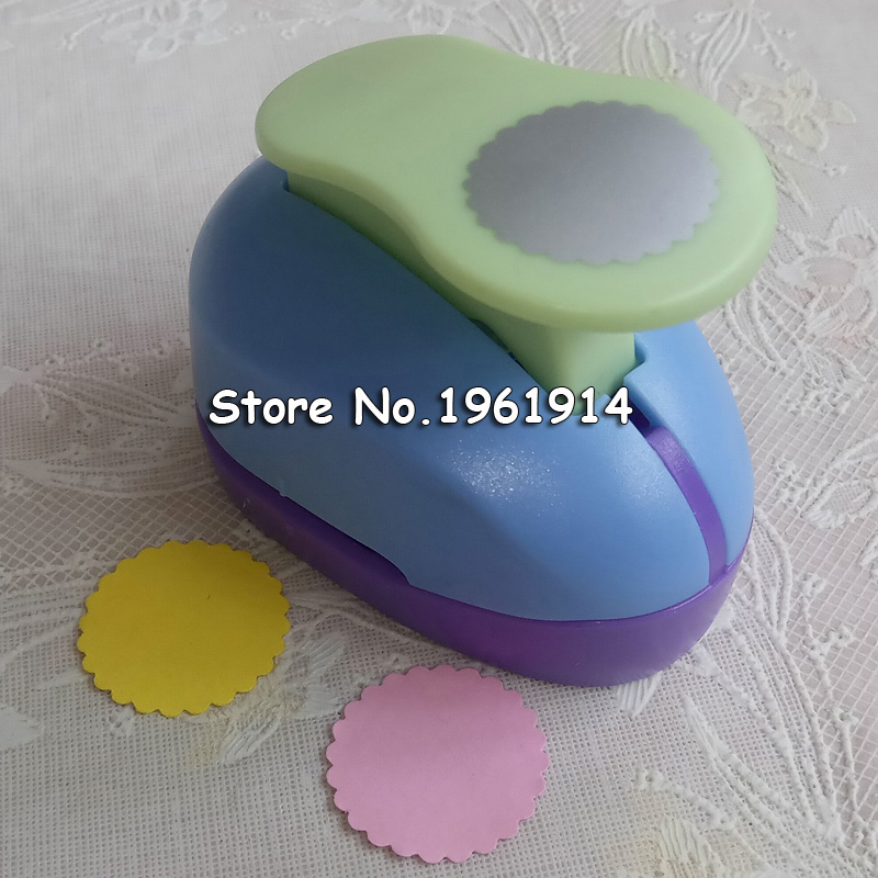 Dziurkacz w kształcie serca i koła fali 1 cal, dziurkacz miłosny, rękodzieło, scrapbooking, okrągły, diy, pianka eva/obcinacz robić papieru 1