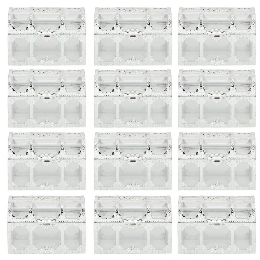 12 stk/sæt hul slik æske slik krukke chokolade beholder eller navnnet krukke dekoration til bryllupsfest julefest: B