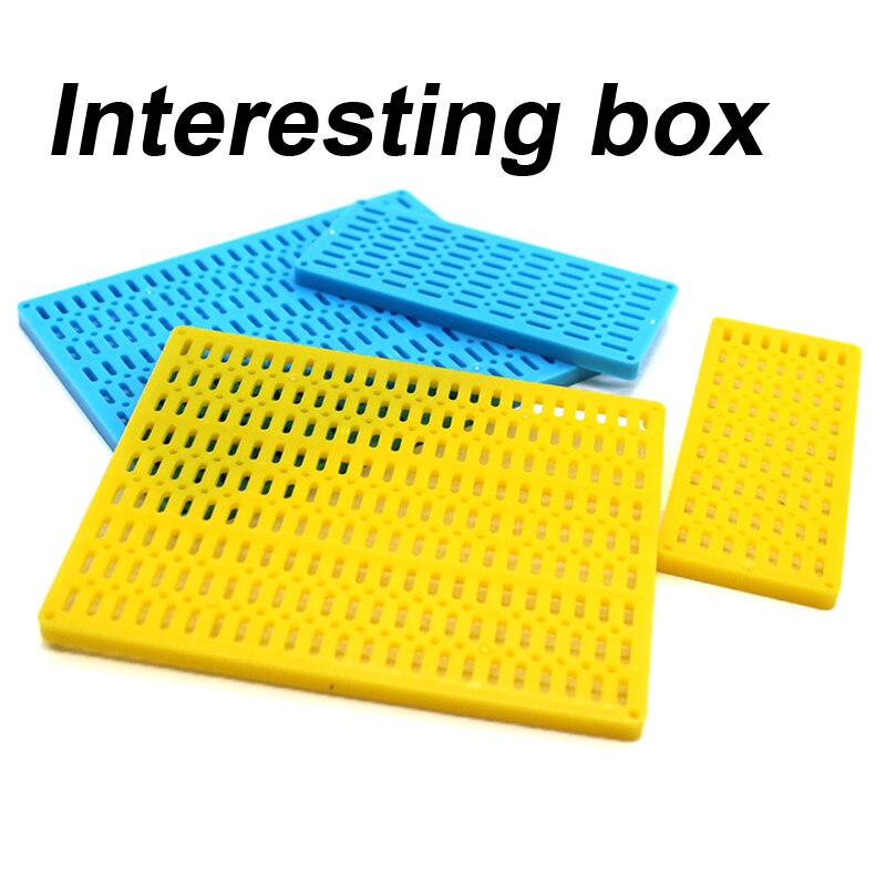 2mm perforated plastic fixed plate connecting plate DIY small handmade model stem maker material