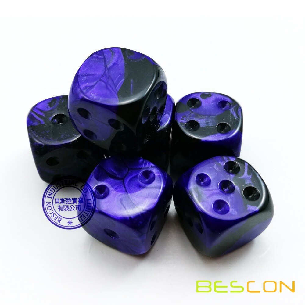 Dice Set Bescon Bescon Crystal Clear (Unpainted) Sharp Edge DND Dice Set Of 7, Razor Edged Polyhedral D&D Dice Set For Dungeons And Dragons Role Playing Games, Amethyst Color Aqua Dragons