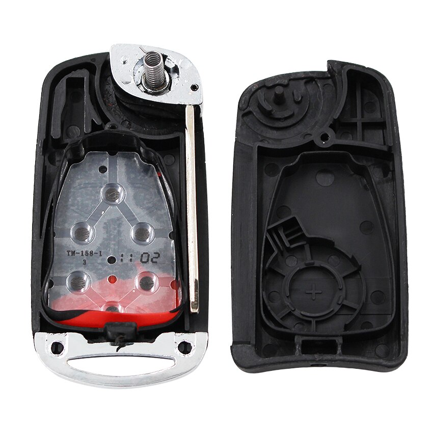 Carcasa plegable para llave de coche, carcasa de 2/3/4 botones para Dodge Grand Caravan, cargador de Ram para Chrysler Town y Country PT Cruiser