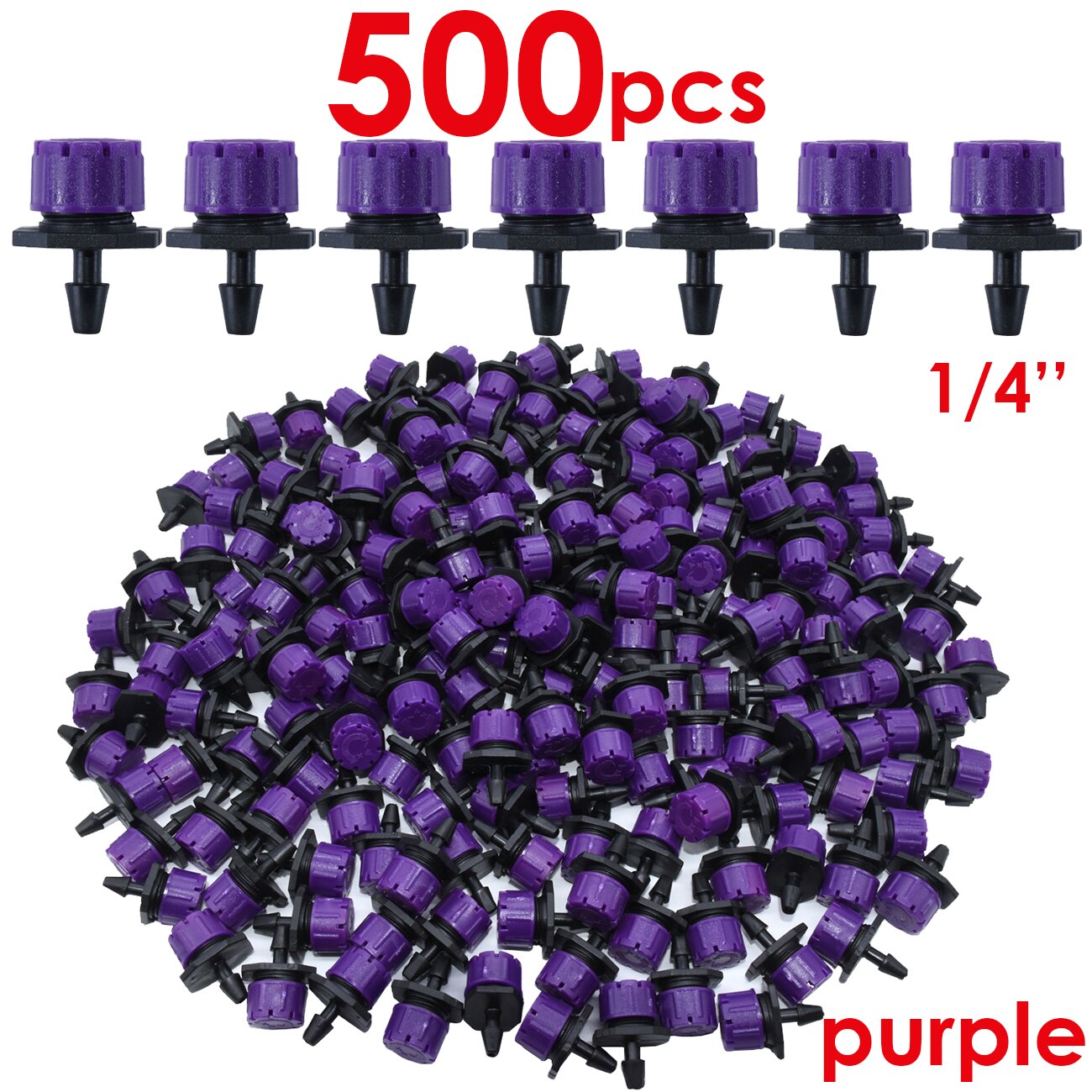 KESLA Garten 30-1000PCS 4/7mm Bewässerung Düse Einstellbar Tropf Bewässerung Sprinkler Emitter Micro Drip Gewächshaus balkon Hof