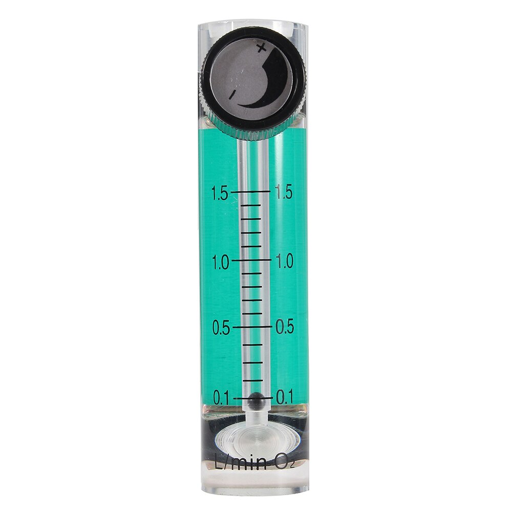 Débitmètre d'oxygène 0-1.5LPM 1.5L avec contrôle du gaz d'oxygène