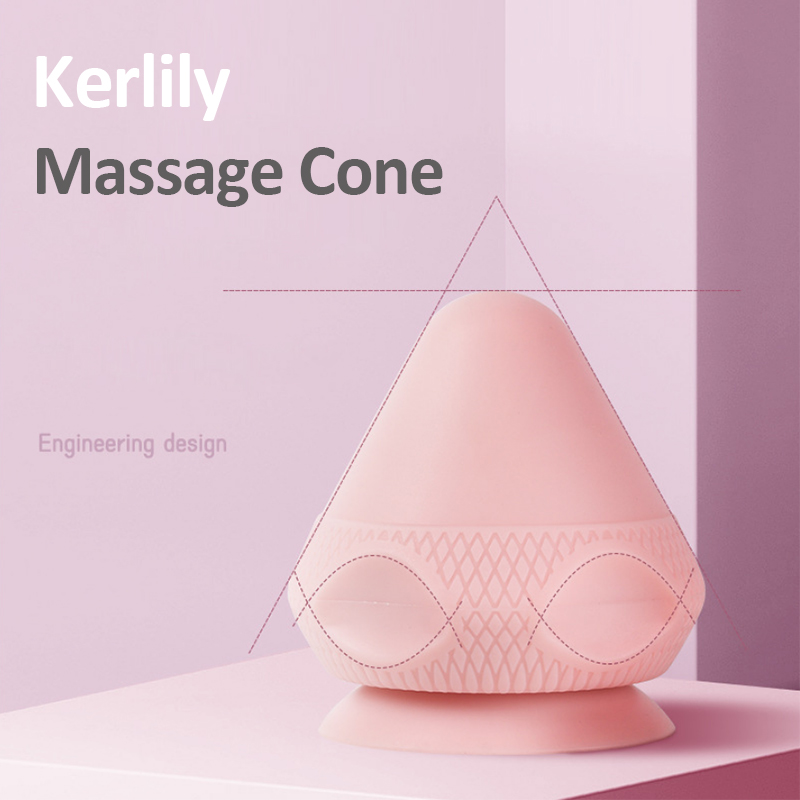 Cône de Massage en silicone, boule d&#39;adsorption solide pour le Psoas, la colonne vertébrale, le dos, le Yoga, la libération des muscles
