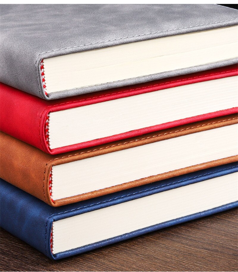 360 Pages Super Thick Wax Sense Leather A5 Journal Notebook Daily Business Office Work Company Notepad Book Logo School Supplies