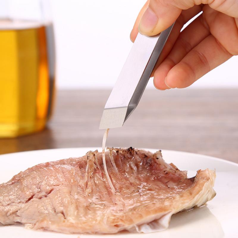 2 tipos de alicates removedor de hueso de pescado de acero inoxidable pinzas de pinza utensilios de recogida cocina pinzas de cocina