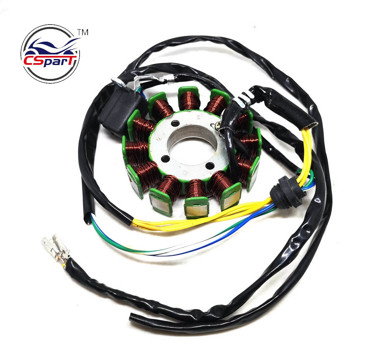 Magneto stator 12 polet spole 5 wire 200c 250cc cg bashan shineray jinling taotao dirt pit bike atv quad parts