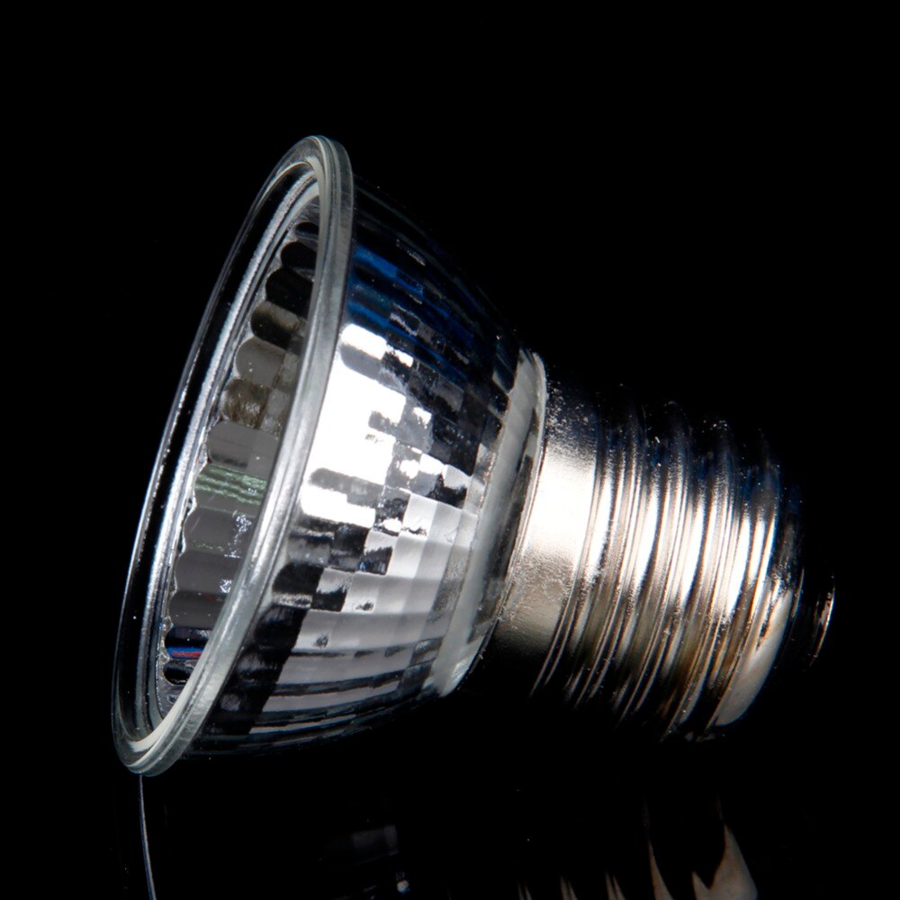 Nowy ochrona przed promieniowaniem Uva i Uvb lampa grzewcza dla żółwia gadów pełne spektrum lampy opalające pławiąc się dla zwierząt domowych o niskiej intensywności 25W/50W