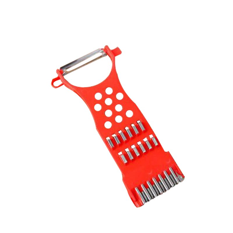 Wielofunkcyjna plastikowa tarka robić warzyw i owoców ostrze ze stali nierdzewnej marchewka obierak robić ziemniaków narzędzie kuchenne ogórek krajalnica