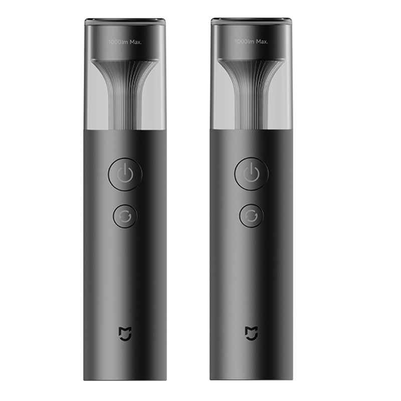 Xiaomi Mijia lampe de poche multi fonctionnelle 4in1 Rechargeable 3100mAh 1000 lumen IP65 étanche lumière de secours extérieure: Rouge