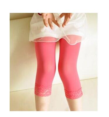 Primavera verão modelos de renda gancho renda doce na altura do joelho menina meias leggings 14 cores tz05: 11