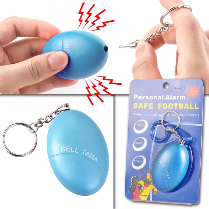 1Pcs Portable Keyring Defense Personal Alarm Girl Women Anti-Attack Security Alert Emergency Safety Mini Loud Alarm