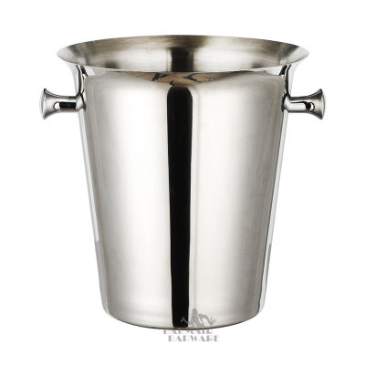 5l is hink i rostfritt stål vin champagne vin kylare vinflaska svalare champagne öl kylare is fat: Silverörat