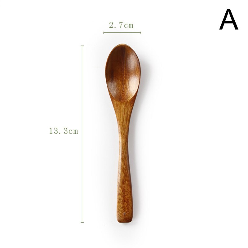 Wooden Spoon Bamboo Kitchen Cooking Utensil Tool Soup Teaspoon Catering For Kicthen Wooden Spoon: A