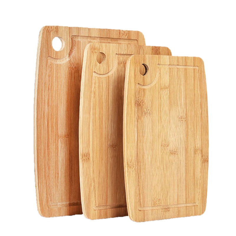 Chopping Block Healthy and Bamboo Cutting Board with Hanging Hole for Meat Cheese Fruit Vegetables