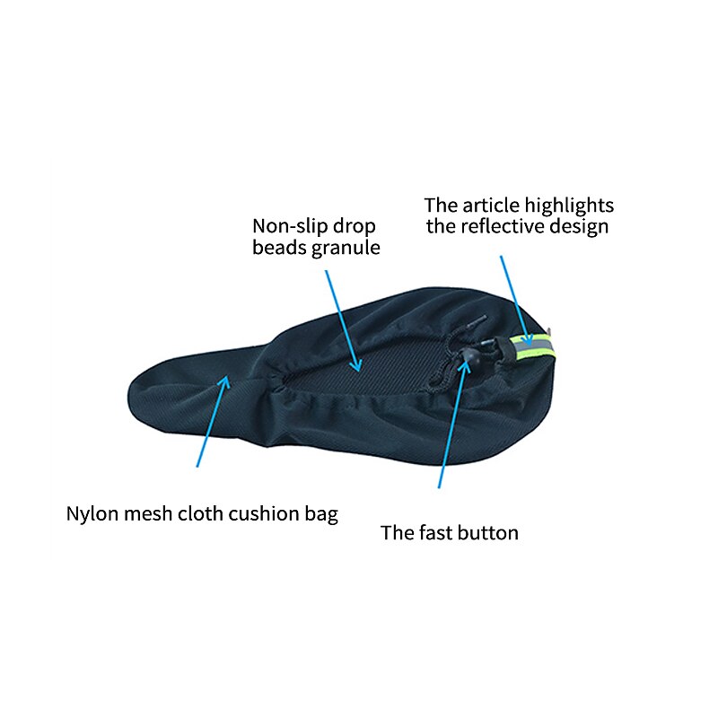 Men Comfortable Silicone Gel Pad MTB Mountain Bike Bicycle Seat Cover Cushion Saddle Outdoor Sports Cycling Equipment