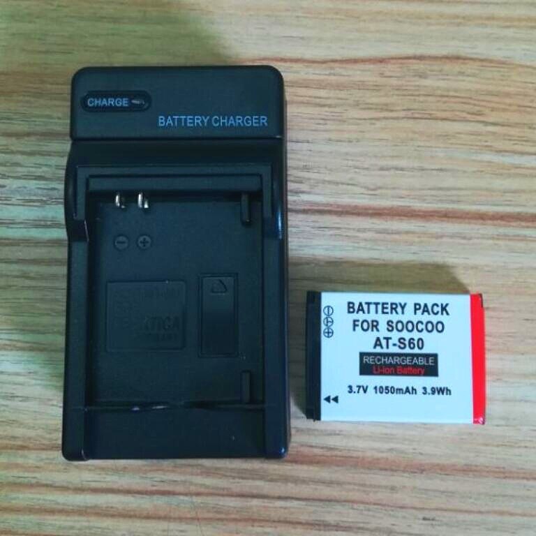 Estuche de carga para SOOCOO Original S80/S70/S60/S60B, accesorios de Cámara de Acción, batería de energía de 1050mAh con cargador, cámara deportiva: combination B