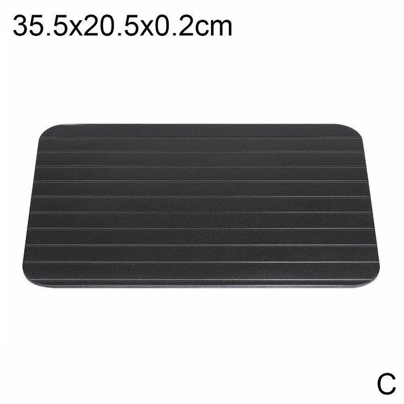 Table Defroster Fast Defrost Tray Fast Thaw Frozen Board Quick Fruit Plate Food Defrosting Defrost Kitchen Defrost Meat Boa V3O9: 35.5cm