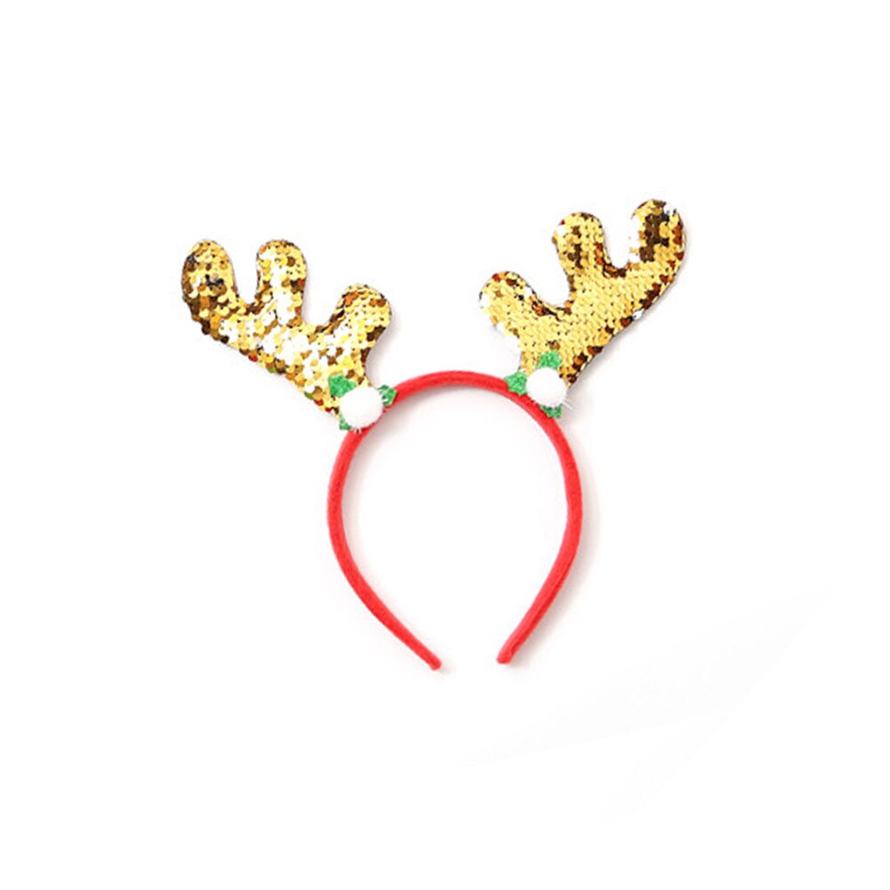 Serre-tête en forme de cerf pour fille, accessoire de cheveux, mignon, bois, nouvel an
