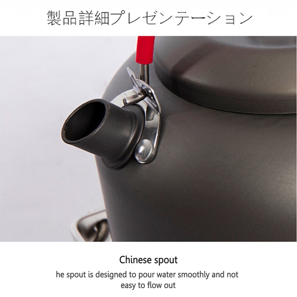 Draagbare Roestvrij Staal Water Ketel Kachel Voor Huishouden Outdoor Camping Reizen Picknick Gas Oven Cover Wandelen Apparatuur