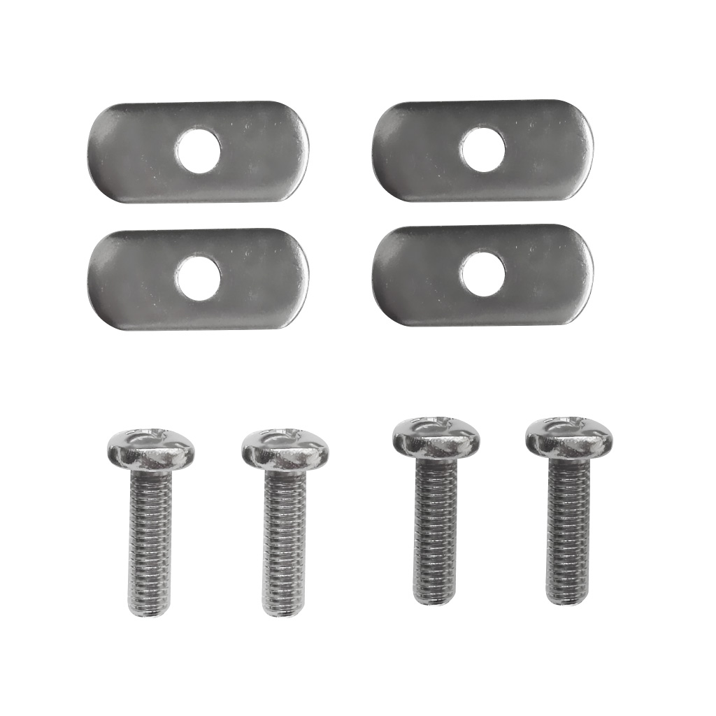4 Sets Stainless Steel M6 Screws + Nuts Kayak Track/Rail Mounting Fittings