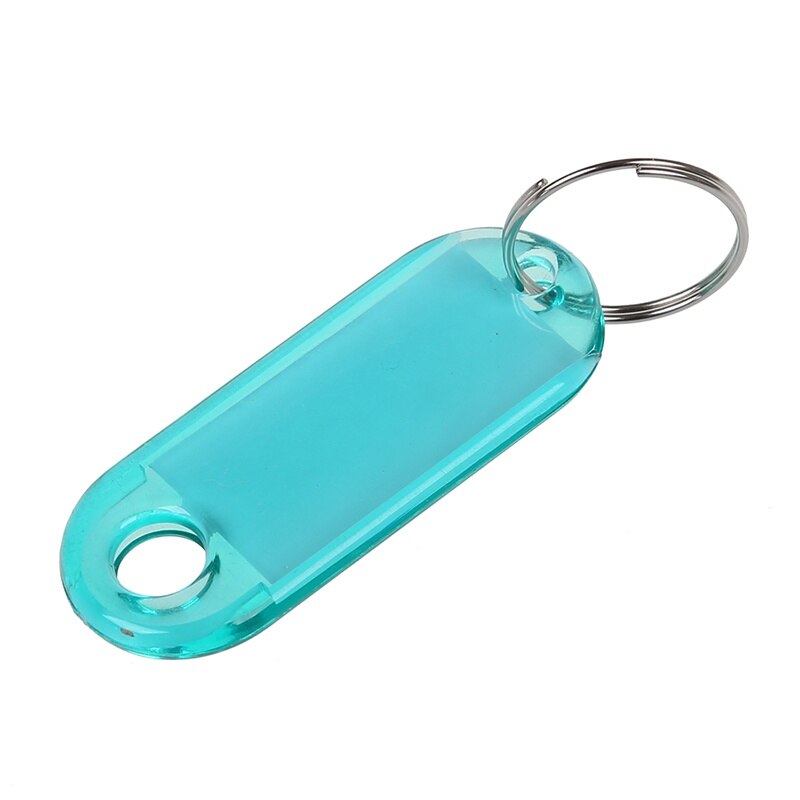 ! Crystal Clear Kleurrijke Key Id Label Tags,100 Pcs