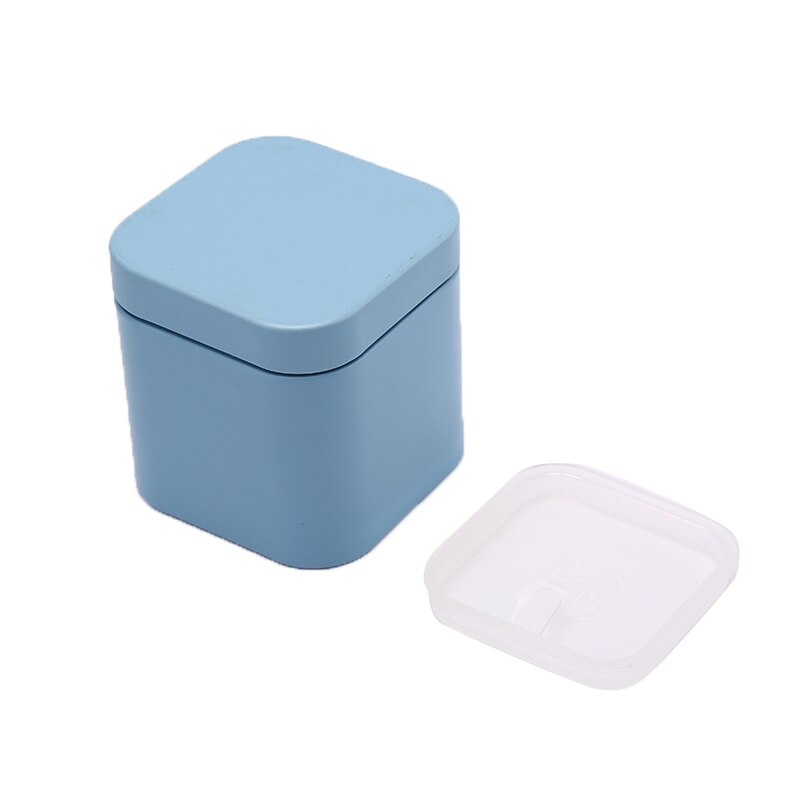 Tea Cans Square Metal Packaging Storage Box Case Small Tin Jars Food Chocolate Candy Sealed Boxes Party Box: 3