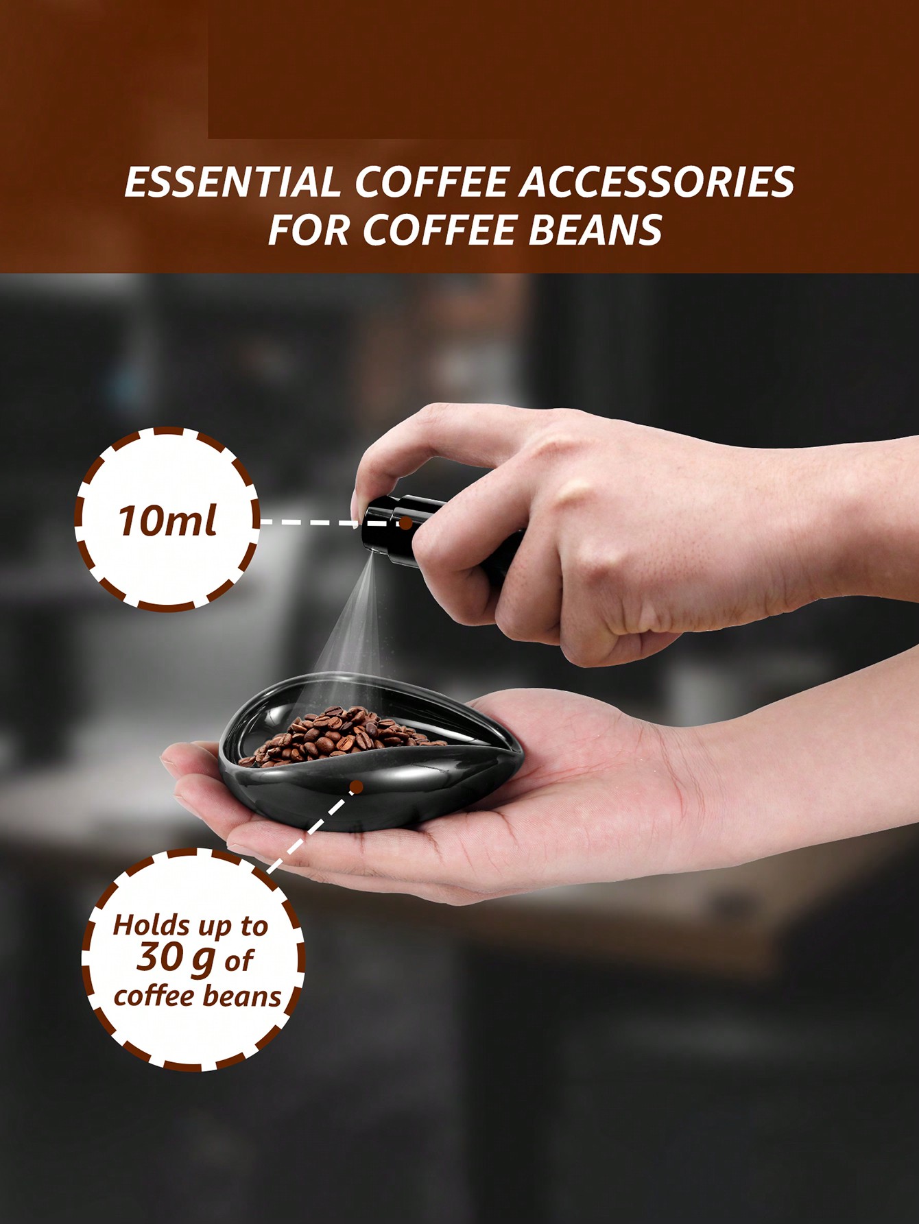 1pcs Coffee Beans Dosing Measuring Tray Coffee Tea Leaves measuring spoon for coffee weighing plate White porcelain tea dispens